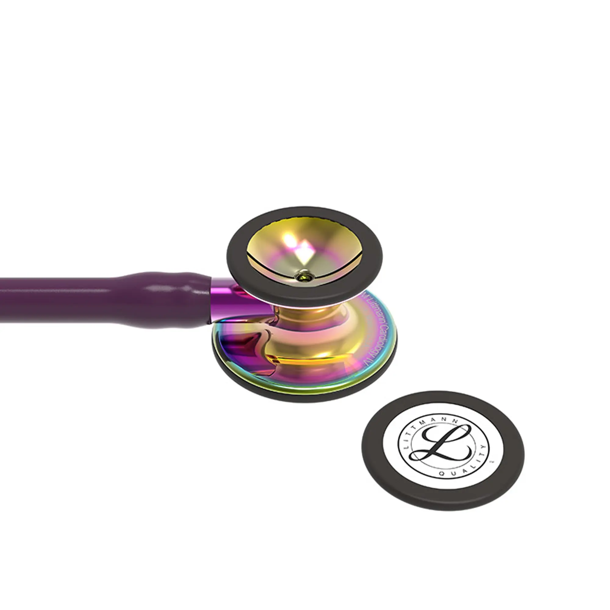 Стетоскоп Littmann Cardiology IV Diagnostic Фиолетовый и радуга, двухсторонний, медицинский