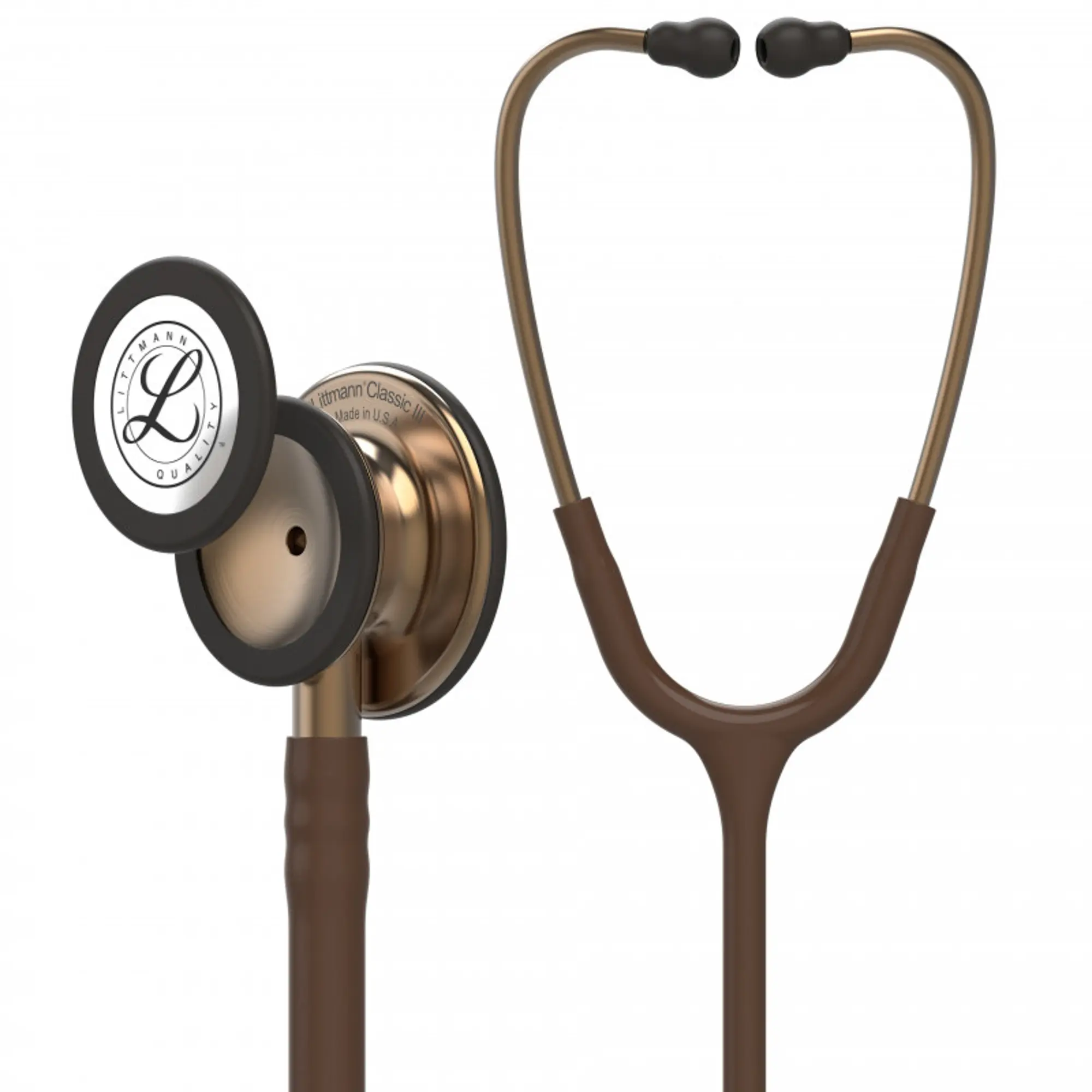 Стетоскоп Littmann Classic III Шоколадный и медный, двухсторонний, медицинский