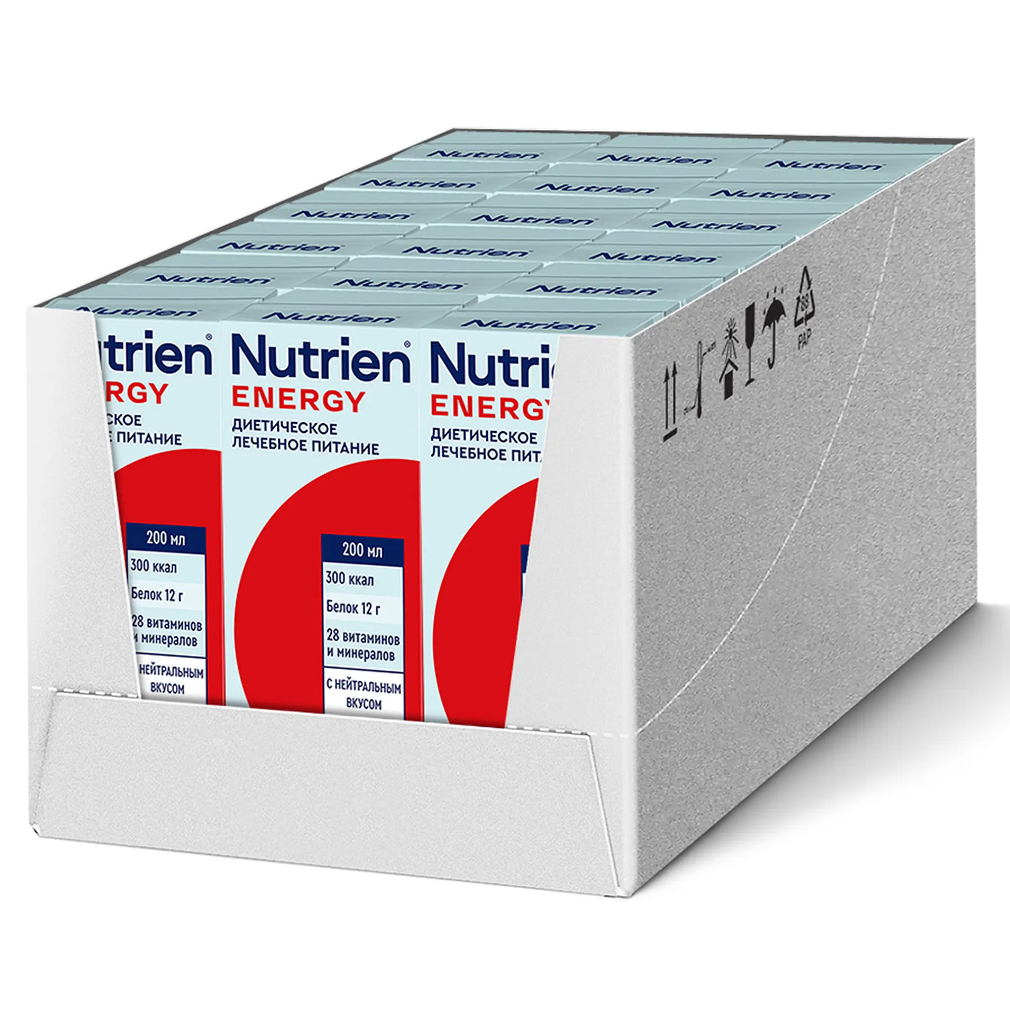 Nutrien Energy (Нутриэн Энергия) с нейтральным вкусом, лечебное энтеральное питание, 18 шт, 200 мл