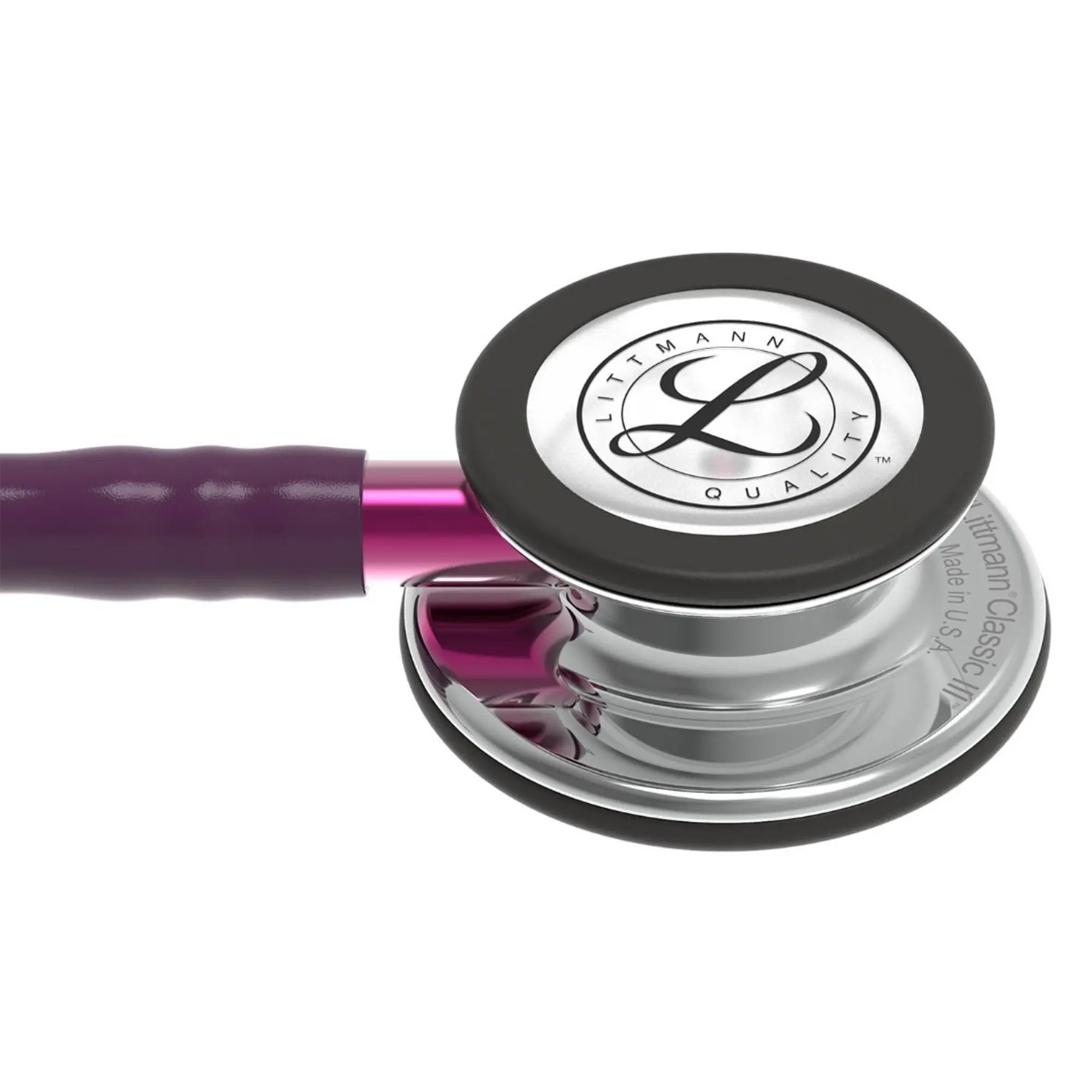 Стетоскоп Littmann Classic III Сливовый и зеркальный, двухсторонний, медицинский