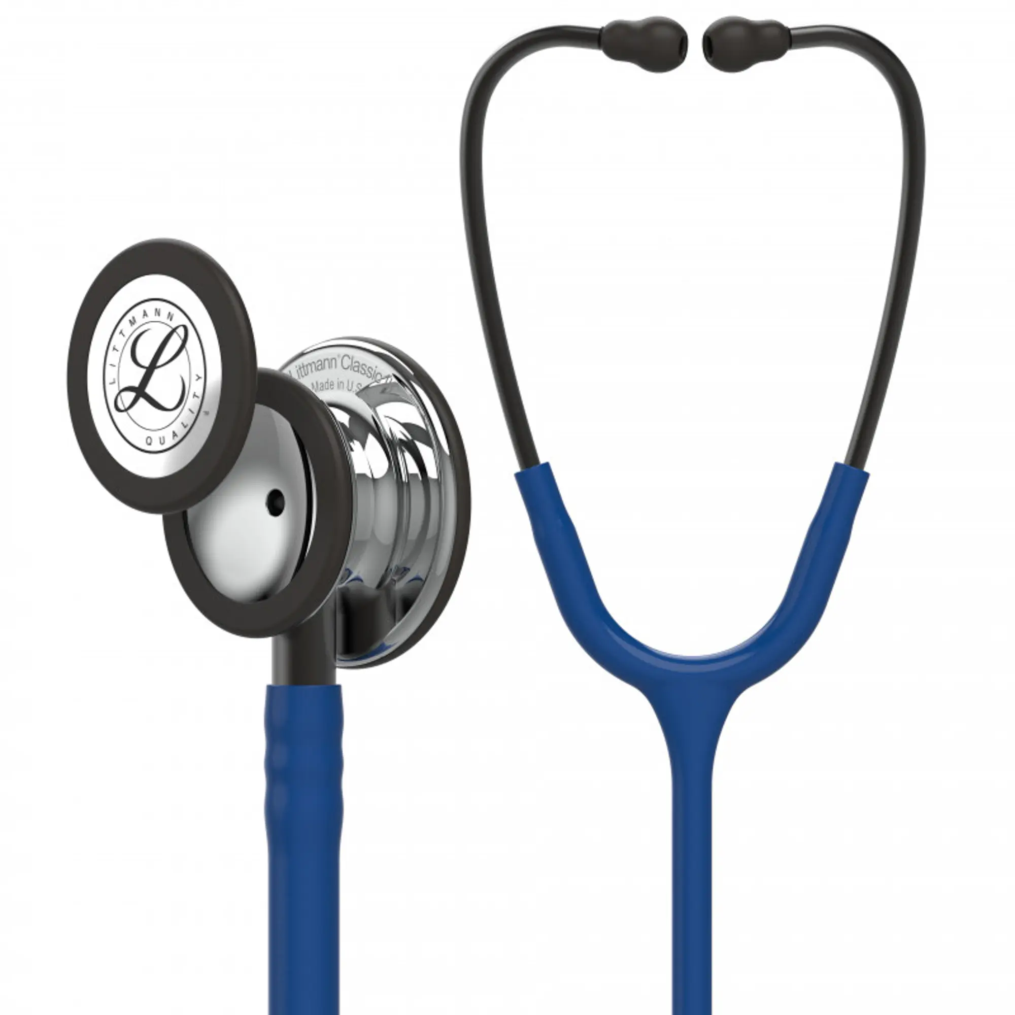Стетоскоп Littmann Classic III Тёмно-синий и зеркальный, двухсторонний, медицинский