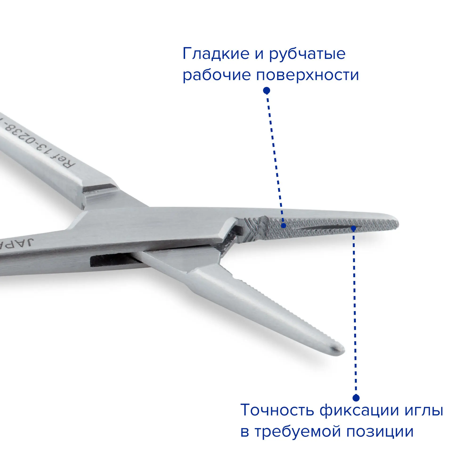 Иглодержатель хирургический Crile-Wood, 150 мм, Apexmed