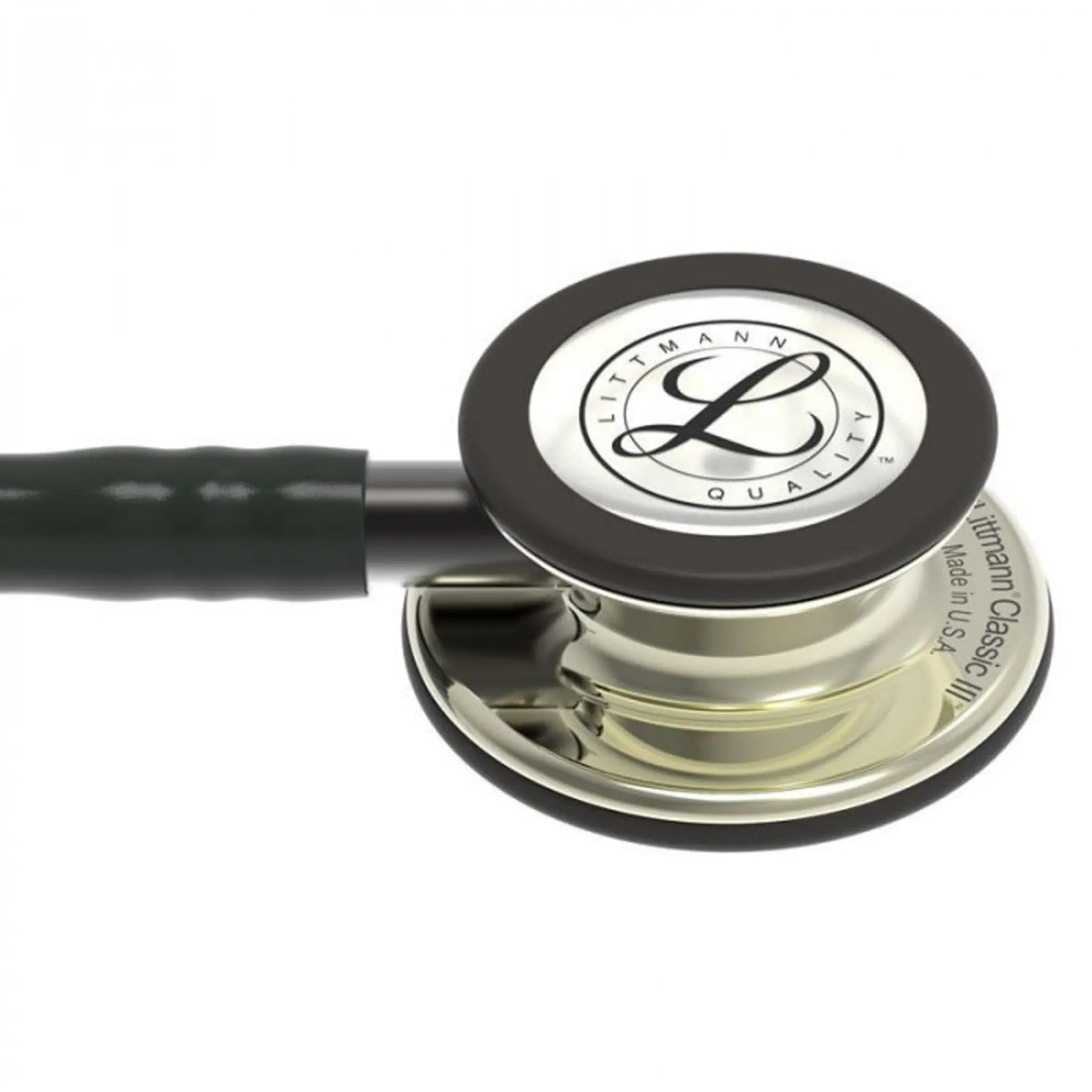 Стетоскоп медицинский Littmann Classic III Чёрный и шампань, двухсторонний