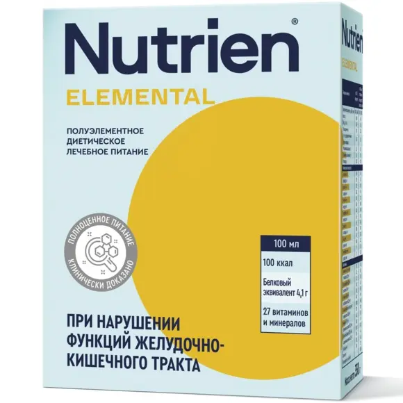 Энтеральное питание Nutrien Elemental (Нутриэн Элементаль), сухая смесь, 350 г
