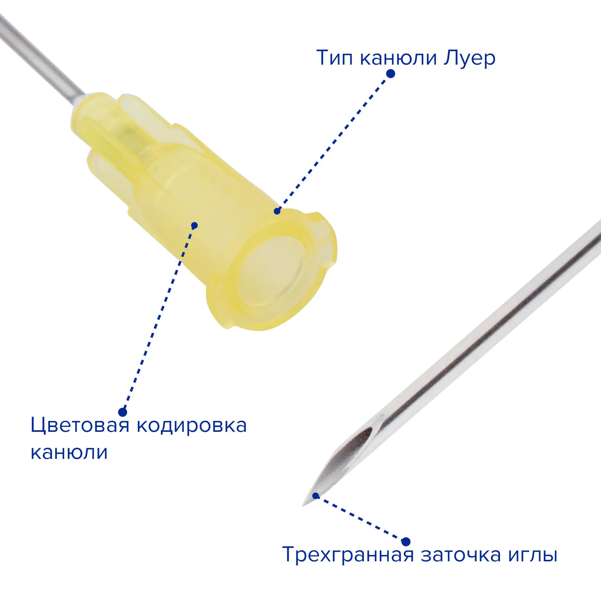 Игла инъекционная, медицинская, стерильная, одноразовая, Луер 20G, 0,9х38 мм, 100 шт, Apexmed