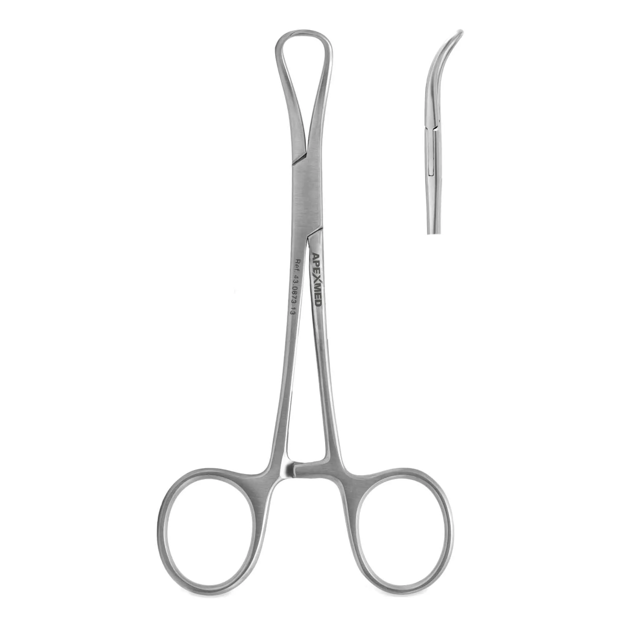 Зажим для прикрепления операционного белья к коже Backhaus, 130 мм, Apexmed