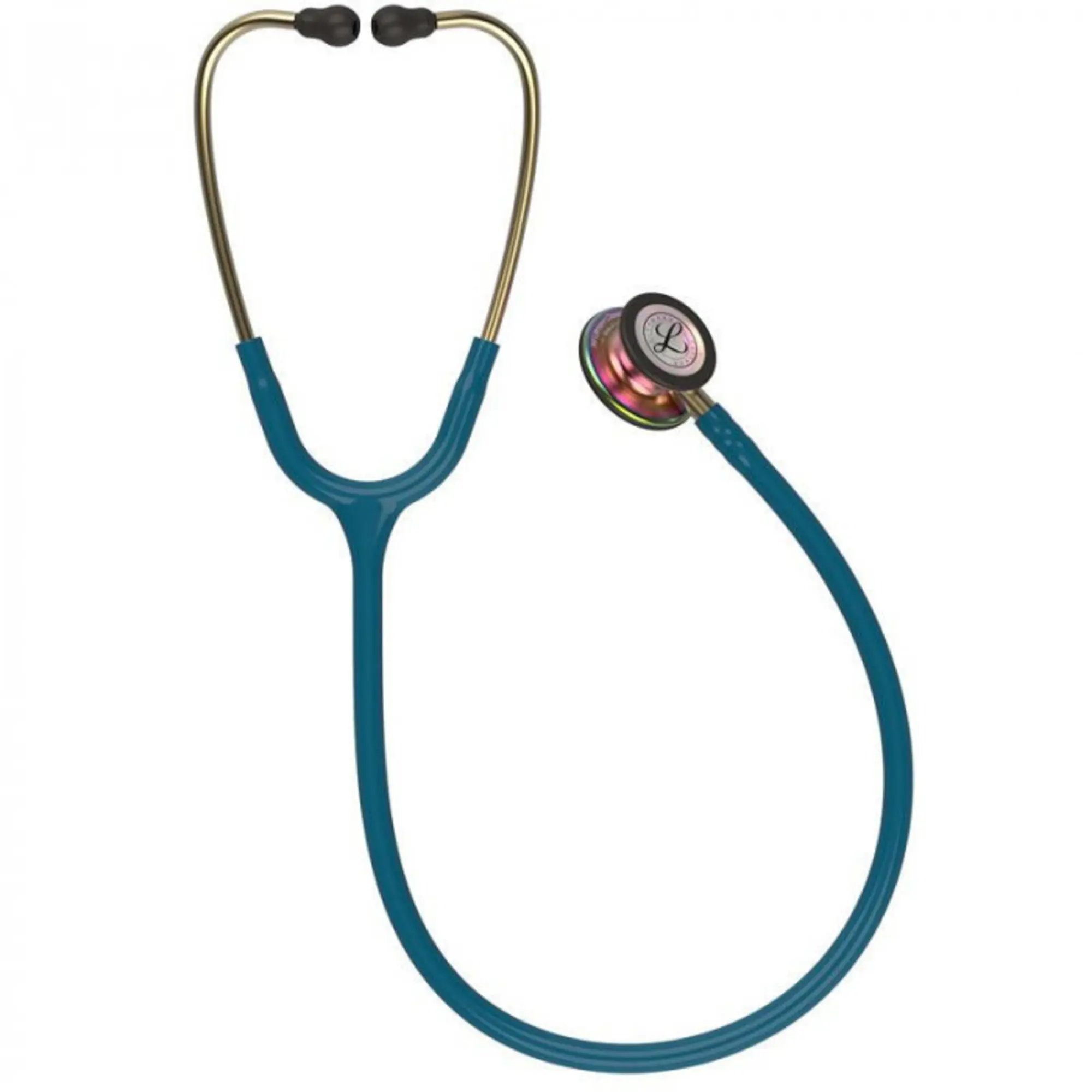 Стетоскоп медицинский Littmann Classic III Морская волна и радужный, двухсторонний