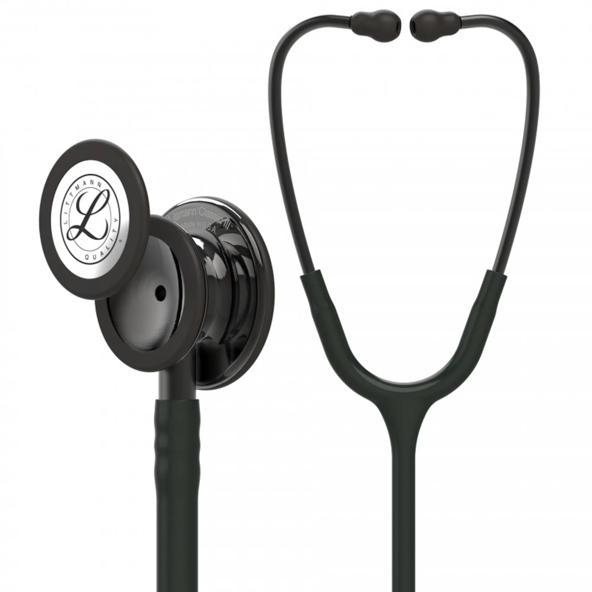 Стетоскоп медицинский Littmann Classic III Чёрный и дымчатый, двухсторонний