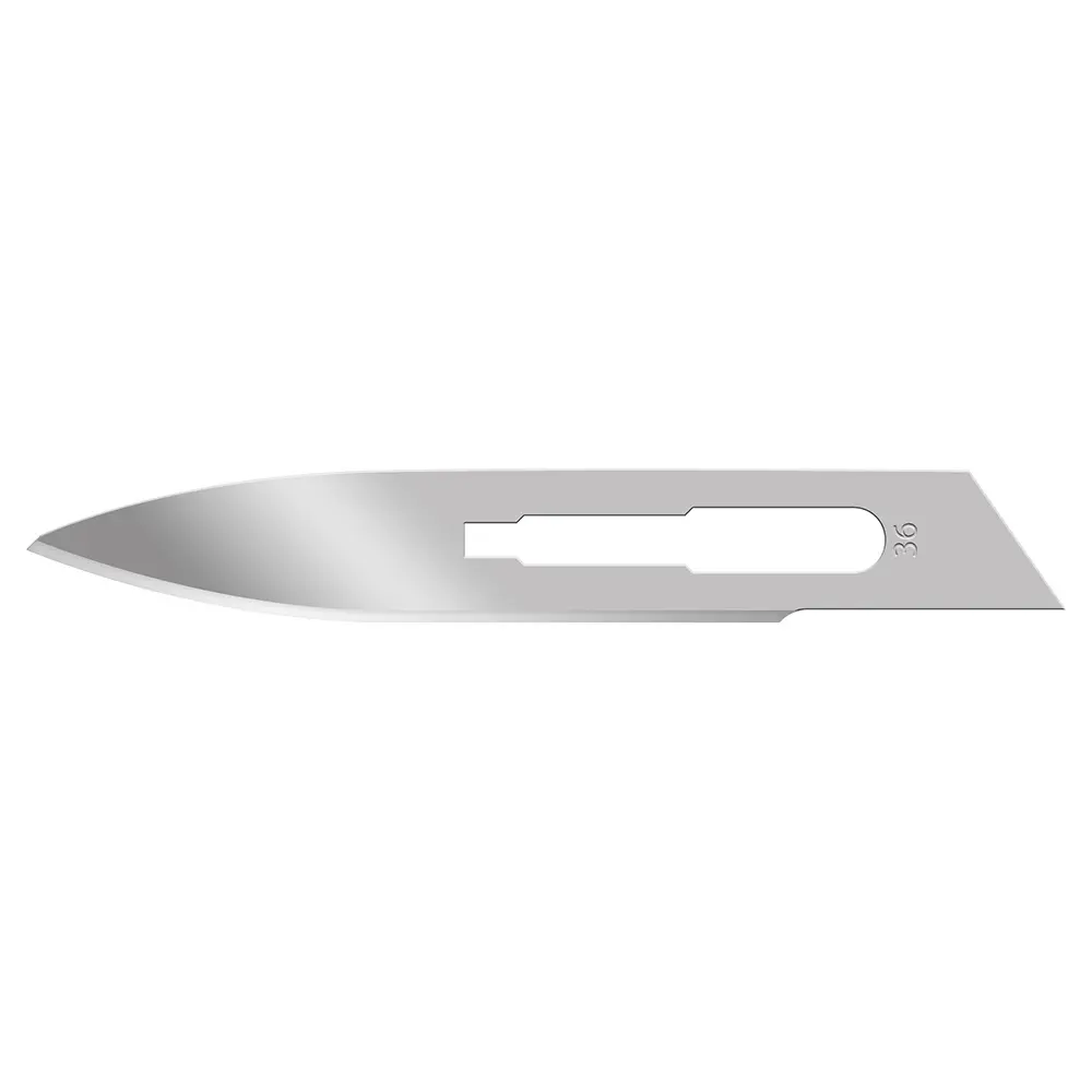 Лезвия для скальпеля Apexmed №36, из нержавеющей стали, 100 шт, хирургическое, стерильное