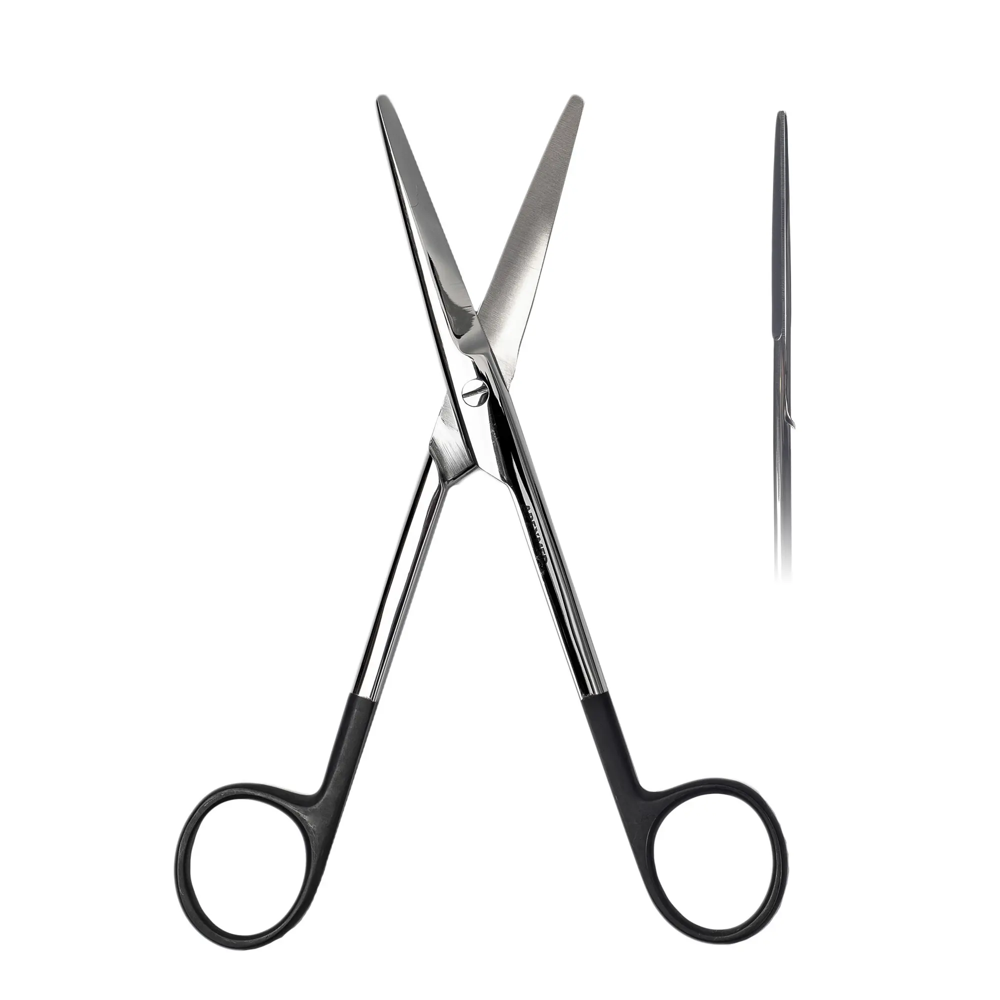 Ножницы хирургические диссекционные Mayo Super Cut (Майо Супер Кат) тупоконечные, прямые, 170 мм, Apexmed