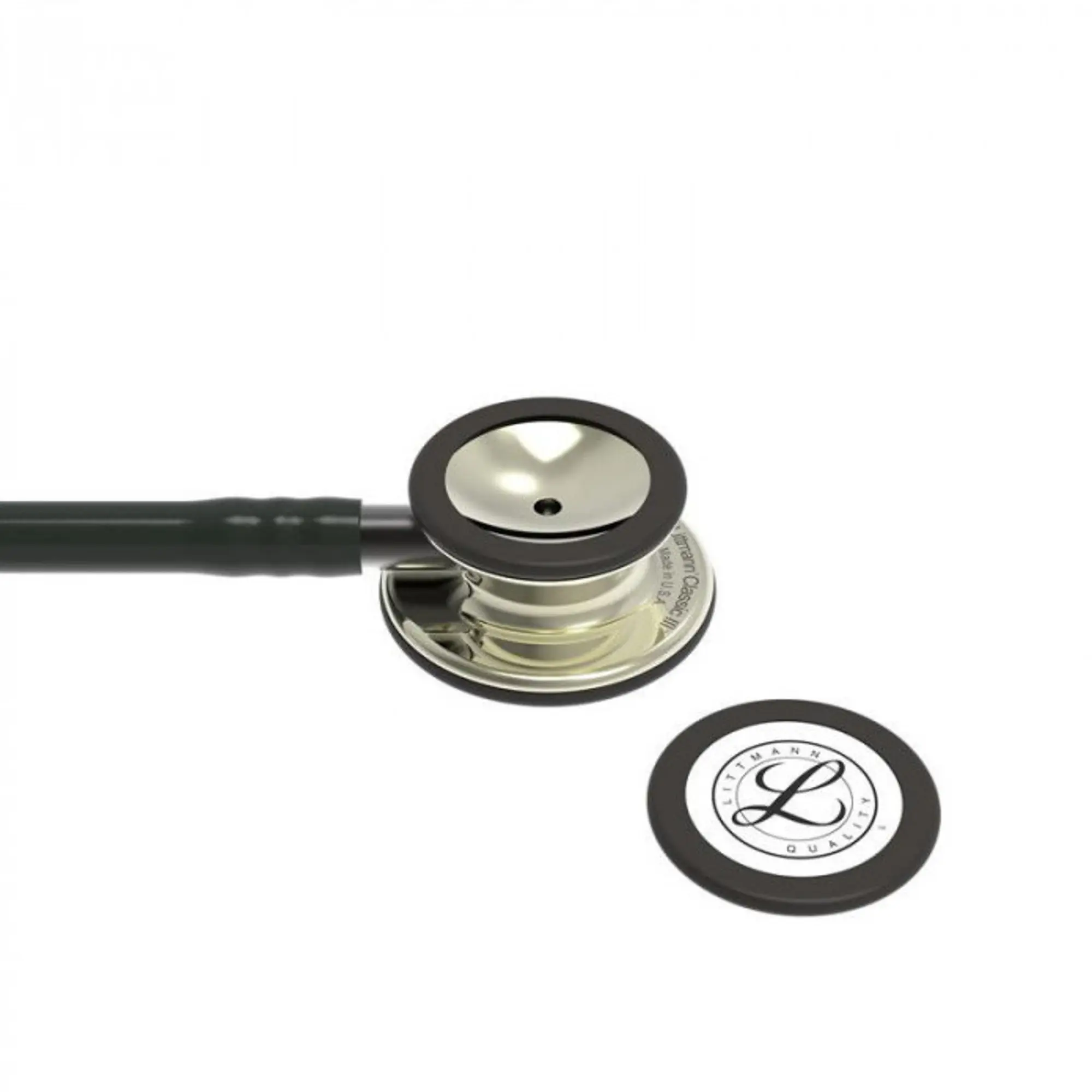 Стетоскоп медицинский Littmann Classic III Чёрный и шампань, двухсторонний