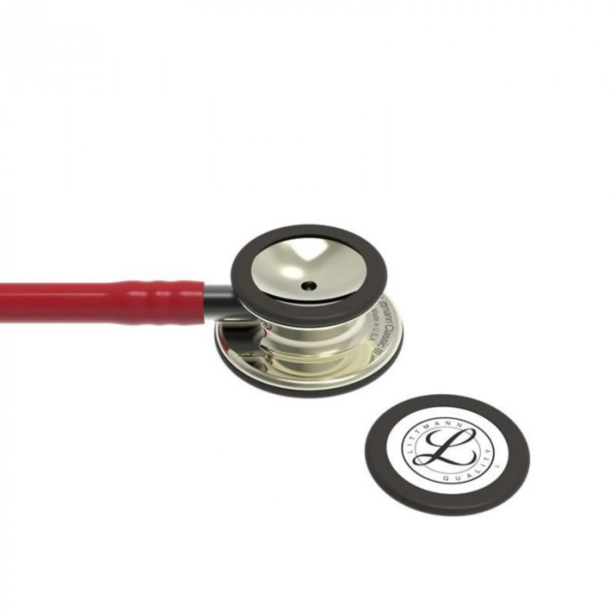 Стетоскоп медицинский Littmann Classic III Бордовый и шампань, двухсторонний