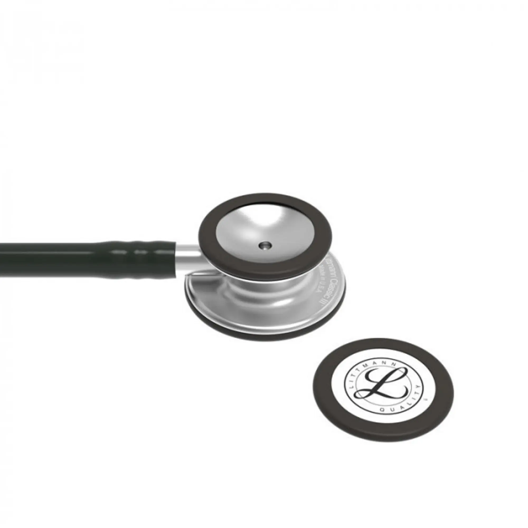 Стетоскоп медицинский Littmann Classic III Чёрный и сталь, двухсторонний