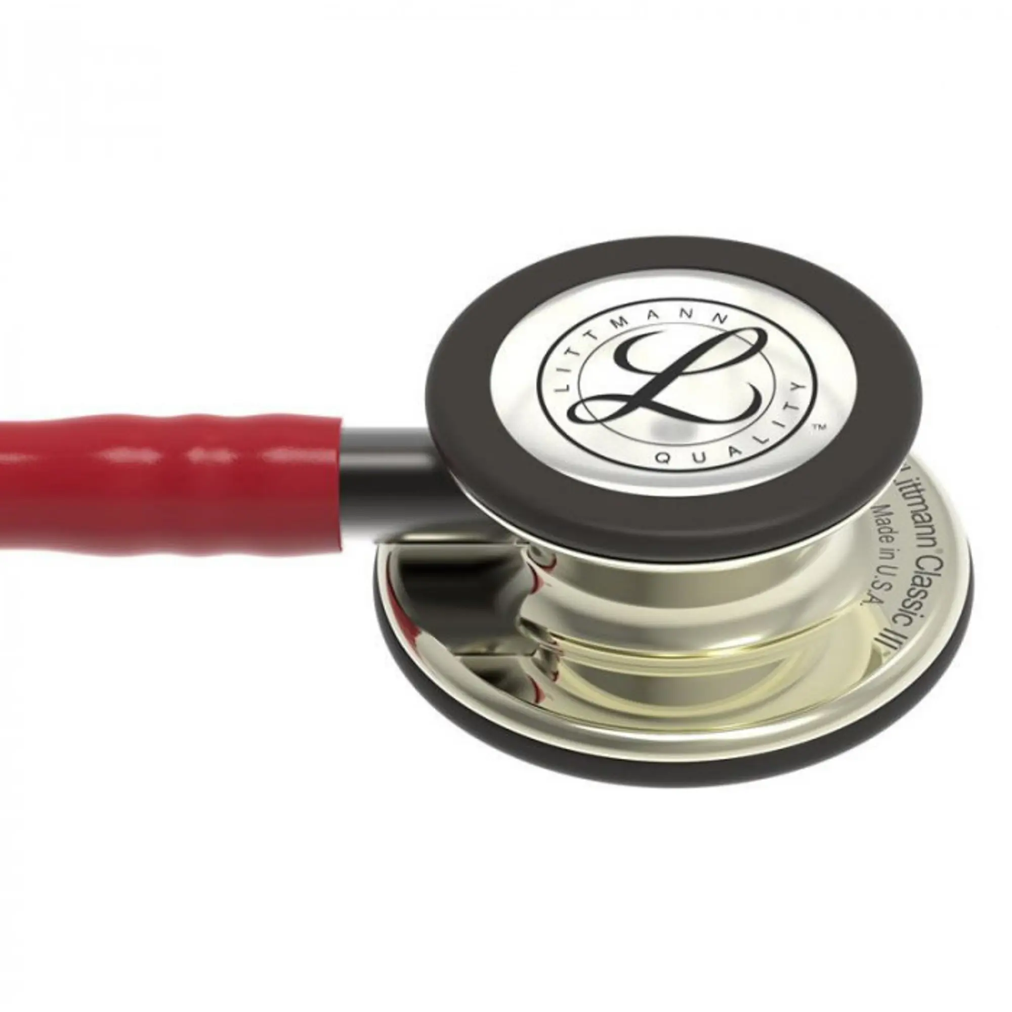 Стетоскоп медицинский Littmann Classic III Бордовый и шампань, двухсторонний