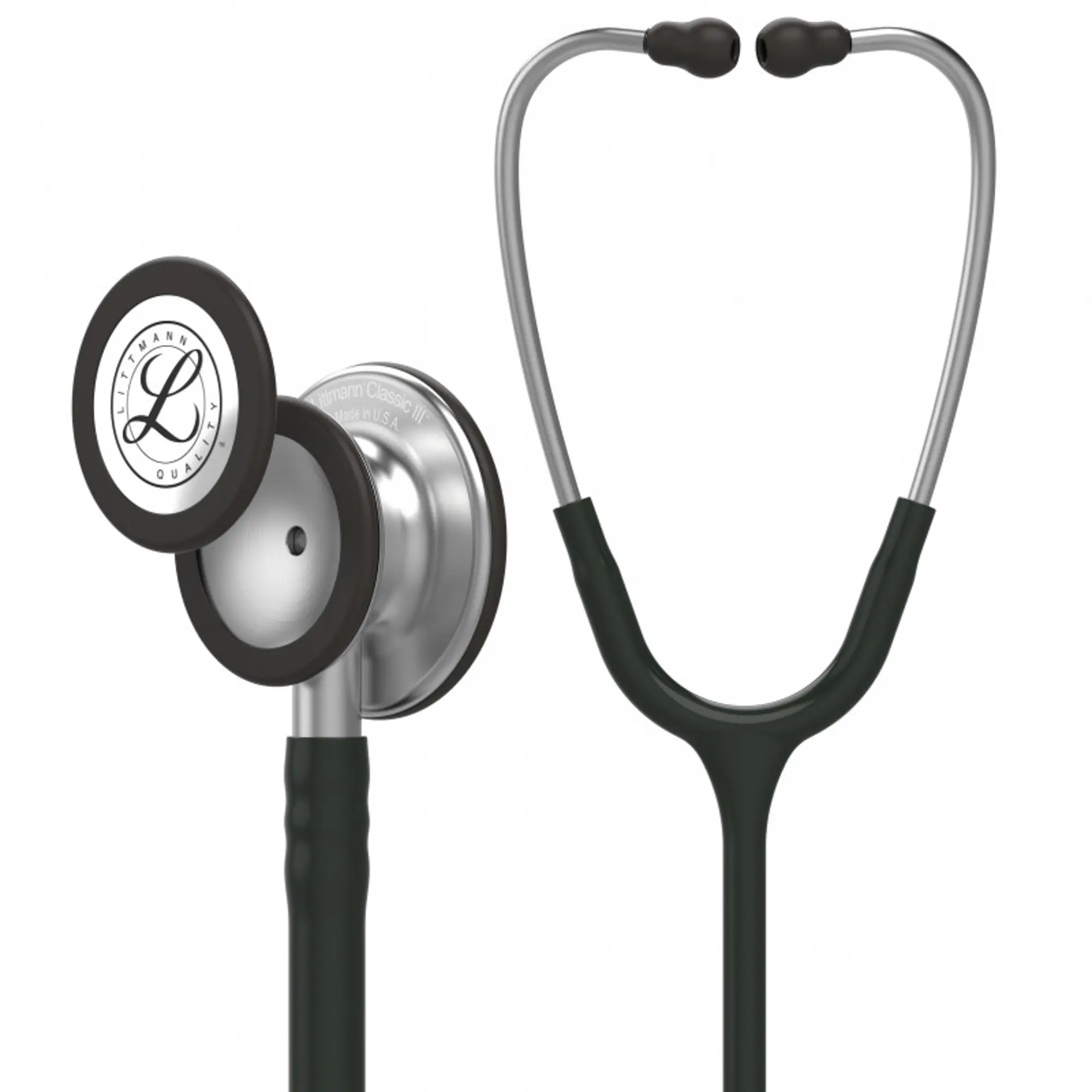 Стетоскоп медицинский Littmann Classic III Чёрный и сталь, двухсторонний