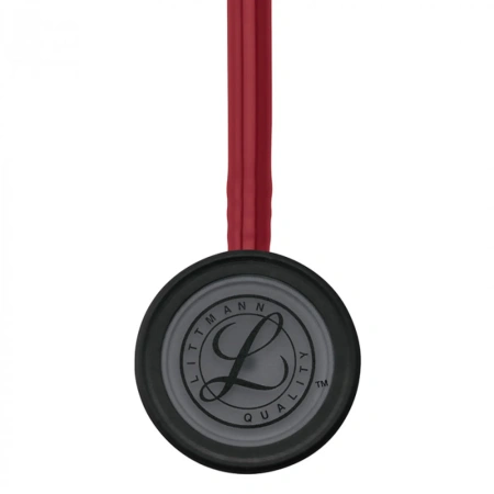 Стетоскоп Littmann Classic III Бордовый и черный, двухсторонний, медицинский