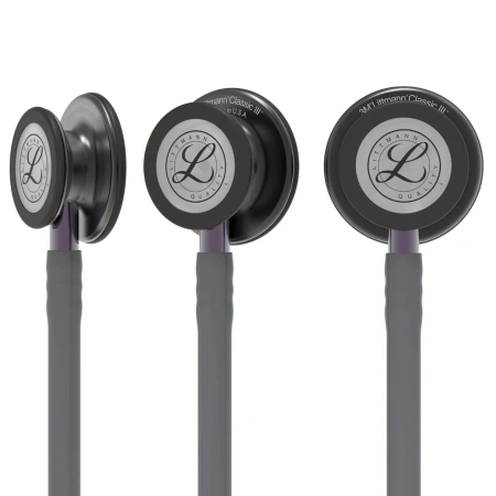 Стетоскоп Littmann Classic III Серый и дымчатый, двухсторонний, медицинский