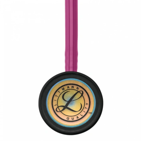 Стетоскоп медицинский Littmann Classic III Малиновый и радужный, двухсторонний