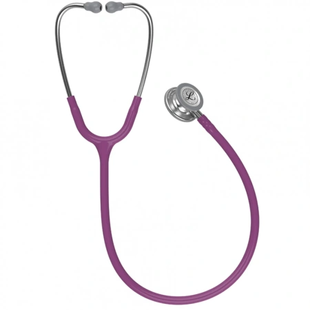 Стетоскоп Littmann Classic III Сливовый и сталь, двухсторонний, медицинский