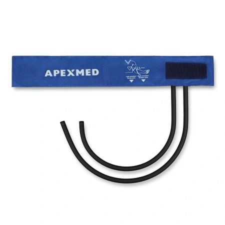 Манжета для тонометра, без кольца, 13-22 см, 2 трубки, Apexmed