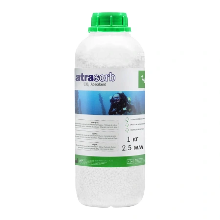 Абсорбент углекислого газа для дайвинга AtraSorb DIVE, 1 кг, 2,5 мм