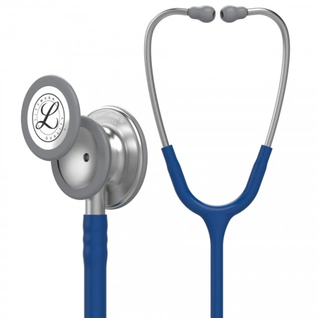 Стетоскоп Littmann Classic III Темно-синий и сталь, двухсторонний, медицинский