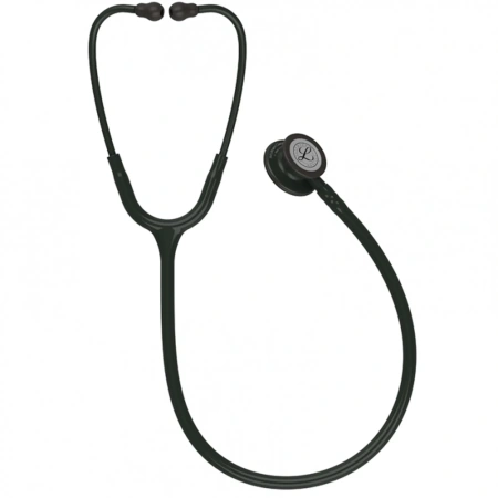 Стетоскоп Littmann Classic III Полностью чёрный, двухсторонний, медицинский