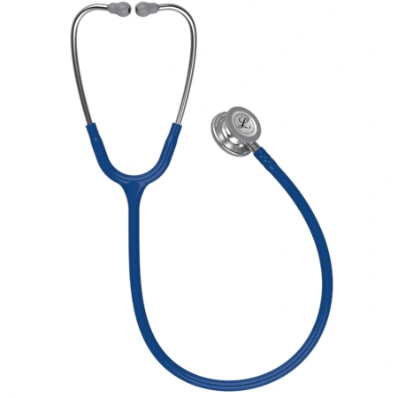 Стетоскоп Littmann Classic III Темно-синий и сталь, двухсторонний, медицинский