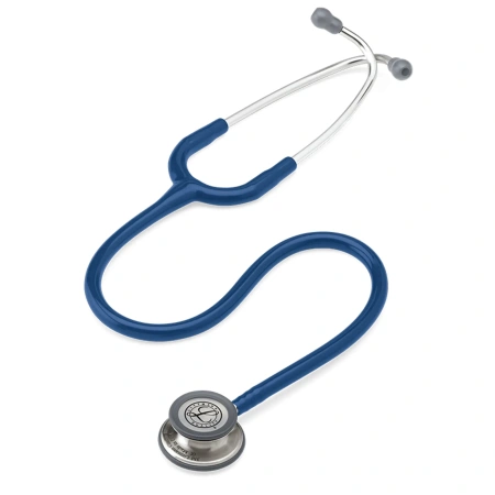 Стетоскоп Littmann Classic III Темно-синий и сталь, двухсторонний, медицинский
