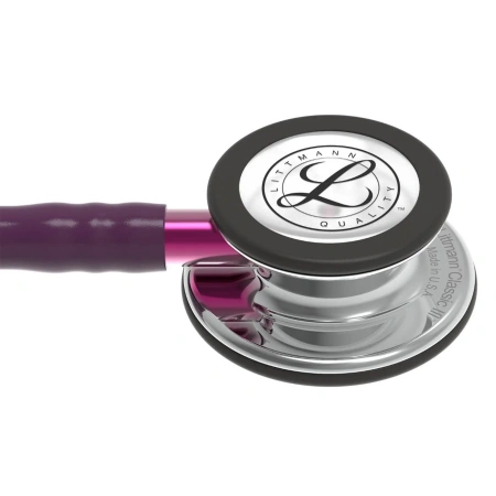 Стетоскоп Littmann Classic III Сливовый и зеркальный, двухсторонний, медицинский