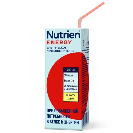 Nutrien Energy (Нутриэн Энергия) со вкусом банана, лечебное энтеральное питание, 200 мл