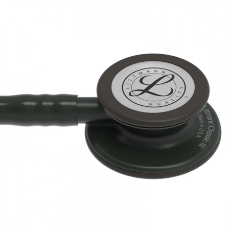 Стетоскоп Littmann Classic III Полностью чёрный, двухсторонний, медицинский