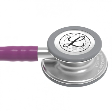 Стетоскоп Littmann Classic III Сливовый и сталь, двухсторонний, медицинский