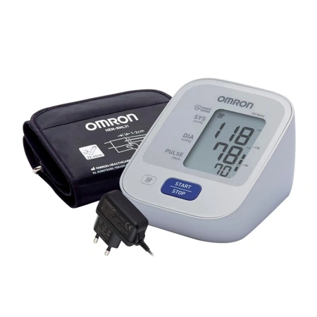 Тонометр автоматический Omron M2 Basic с веерообразной манжетой, охват 22-42 см