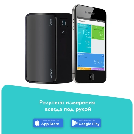 Тонометр автоматический портативный Omron EVOLV с универсальной манжетой, охват 22-42 см