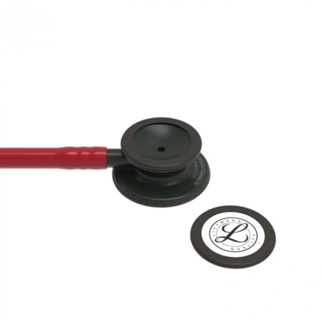 Стетоскоп Littmann Classic III Бордовый и черный, двухсторонний, медицинский