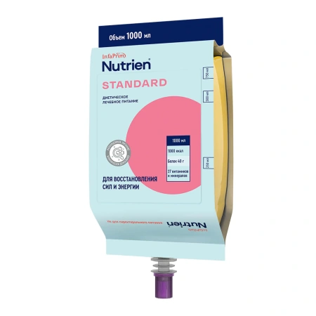 Nutrien Standard (Нутриэн Стандарт) жидкое зондовое лечебное питание, 1000 мл
