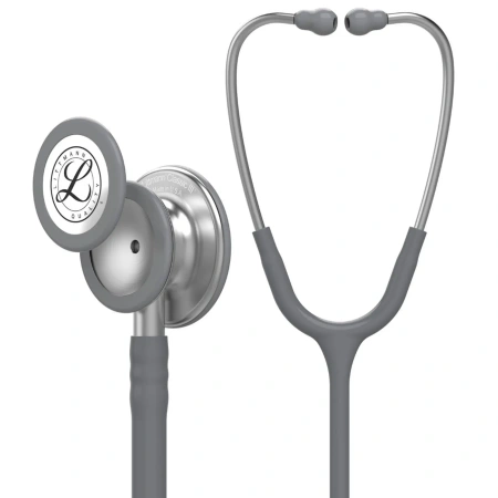 Стетоскоп Littmann Classic III Серый и сталь, двухсторонний, медицинский
