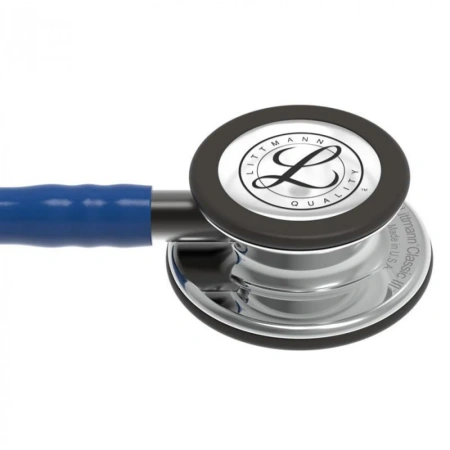 Стетоскоп Littmann Classic III Тёмно-синий и зеркальный, двухсторонний, медицинский