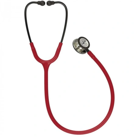 Стетоскоп Littmann Classic III Бордовый и шампань, двухсторонний, медицинский